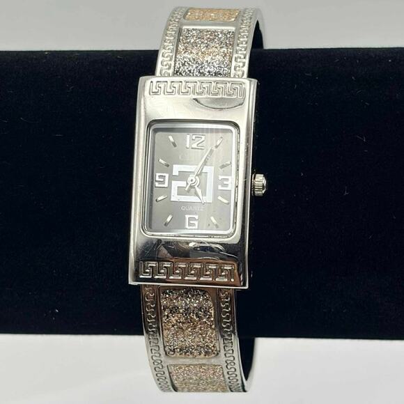 Y2K Silver Cuff Watch - Picture 1 of 4